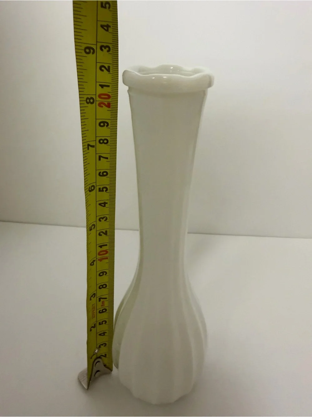 CLG CO Milk Glass flower vase